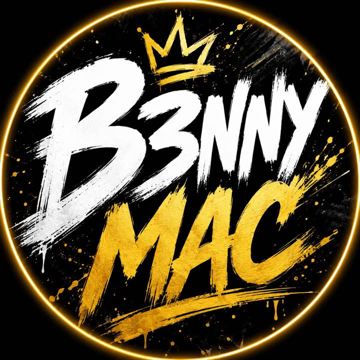 B3NNY MAC gold wordmark